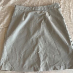 Gray mini skirt